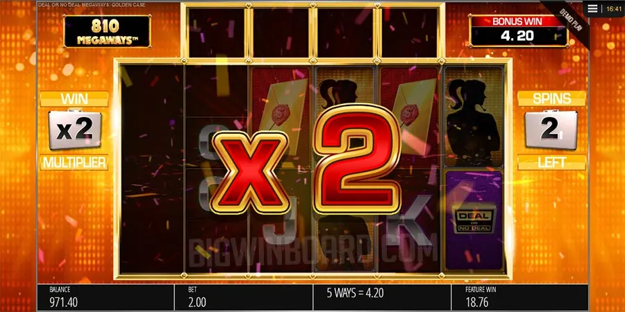 Deal or No Deal Golden Case Megaways slot