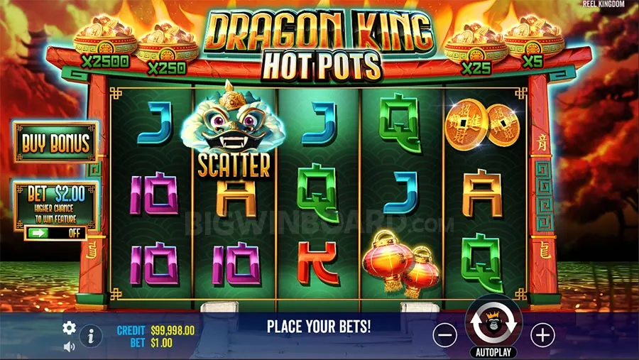 Dragon King Hot Pots slot