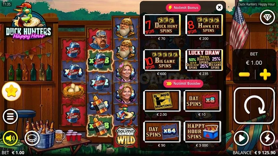 Duck Hunters Happy Hour slot