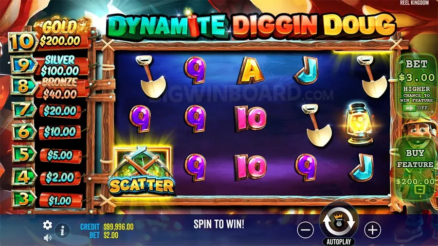 Dynamite Diggin Doug slot