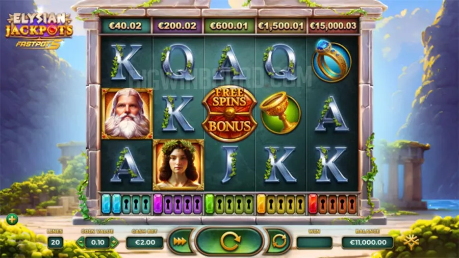 Elysian Jackpots slot