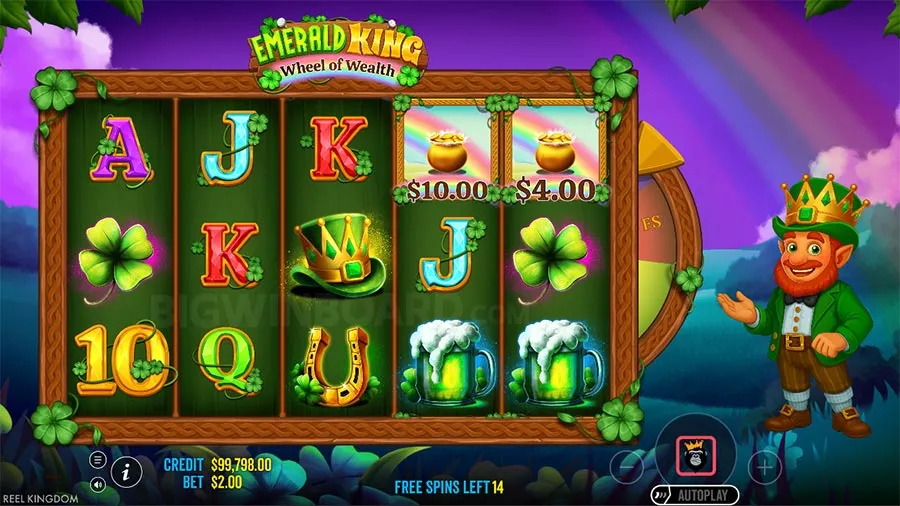 Emerald King Wheel of Wealth slot