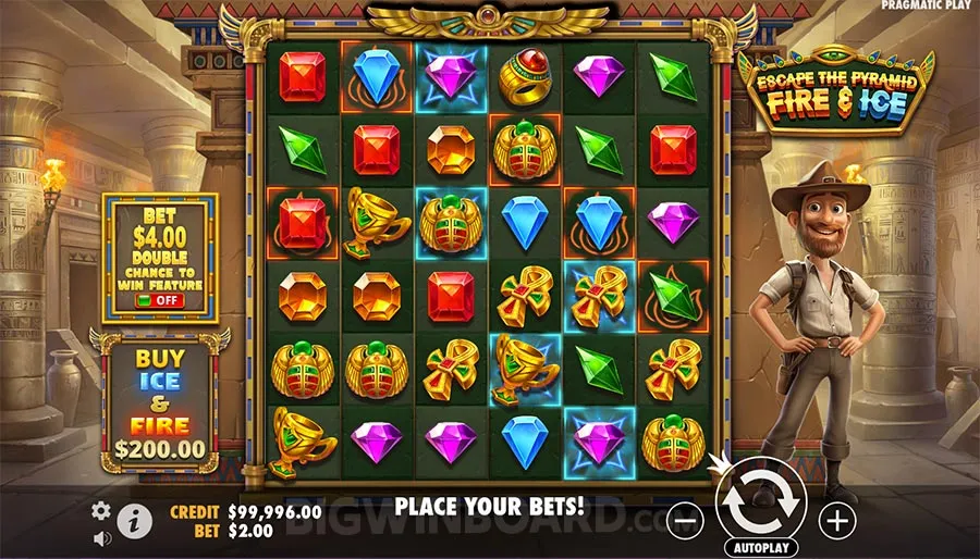 Escape the Pyramid Fire & Ice slot