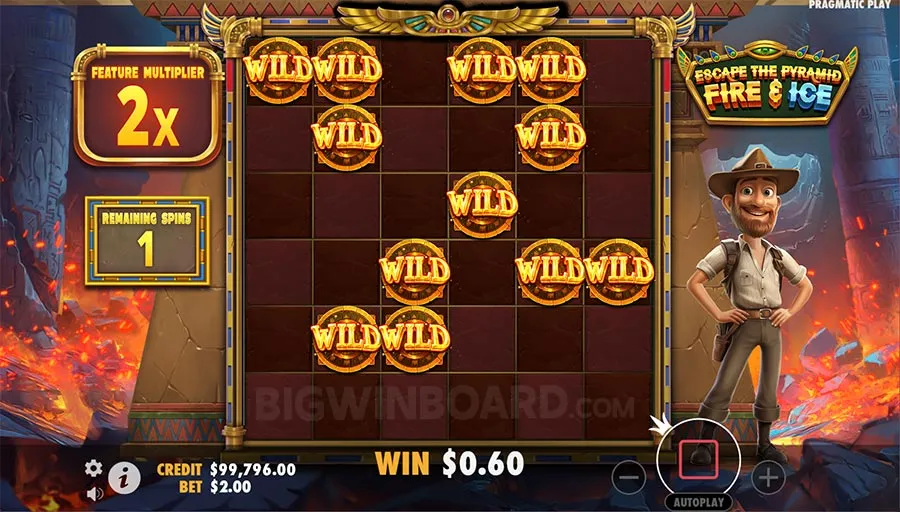 Escape the Pyramid Fire & Ice slot