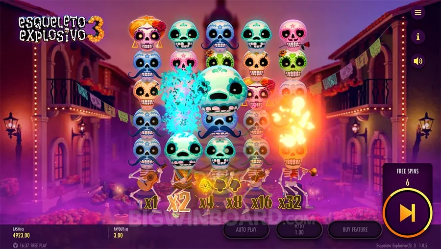 Esqueleto Explosivo 3 slot