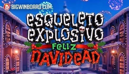 Esqueleto Explosivo Feliz Navidead