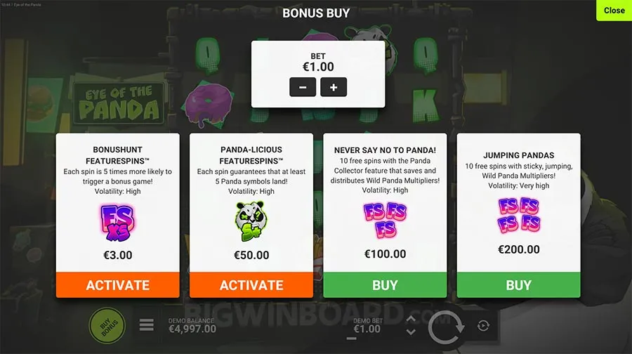 Eye of the Panda slot