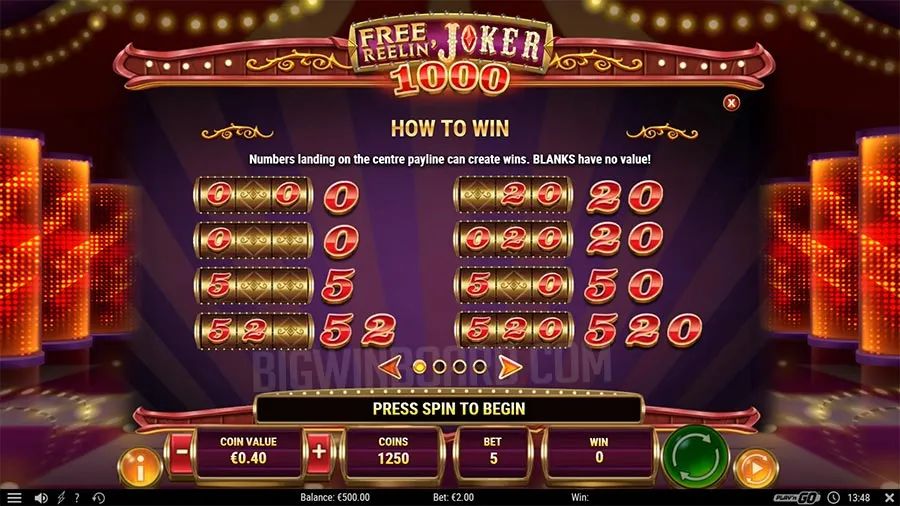 Free Reelin Joker 1000 slot