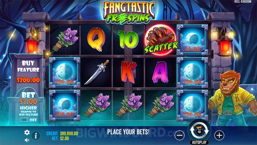 Fangtastic Freespins slot