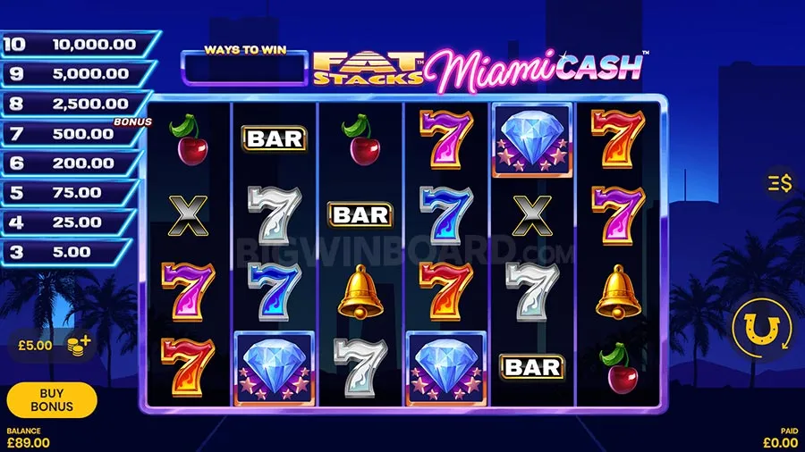 FatStacks Miami Cash slot