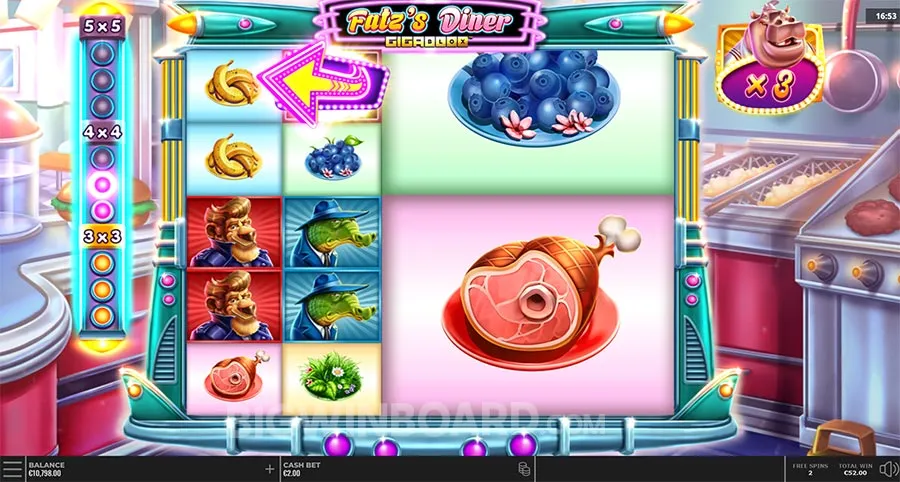 Fatz's Diner slot