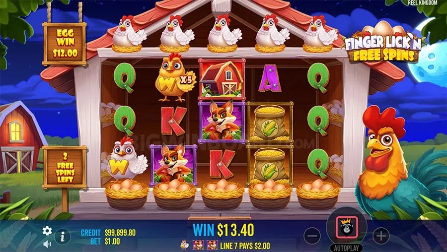 Finger Lick’n Free Spins slot
