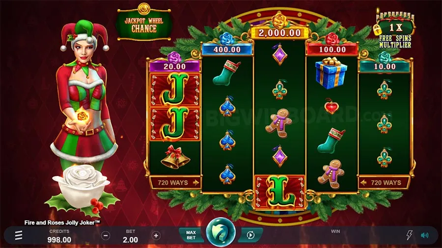 Fire and Roses Jolly Joker slot