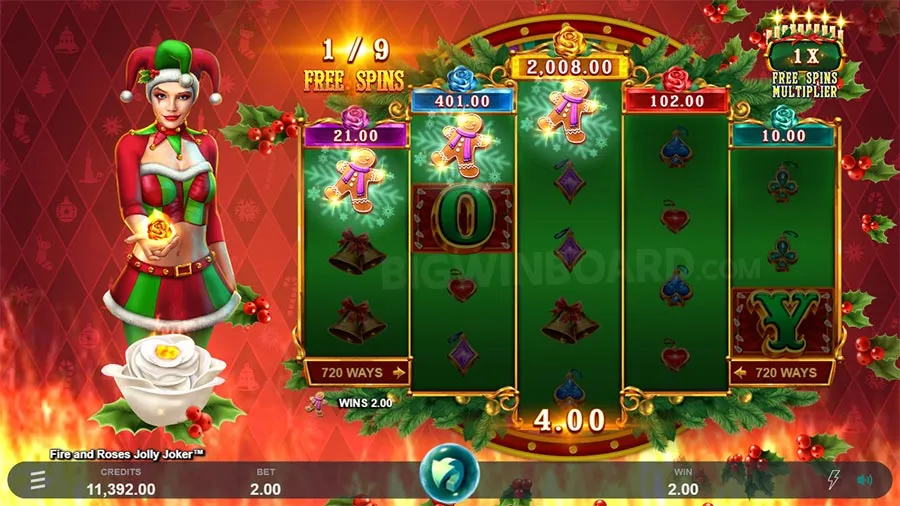 Fire and Roses Jolly Joker slot