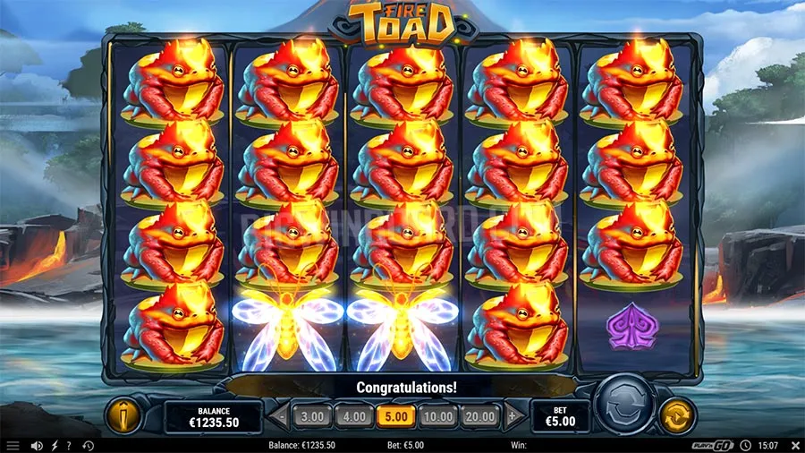 fire toad slot