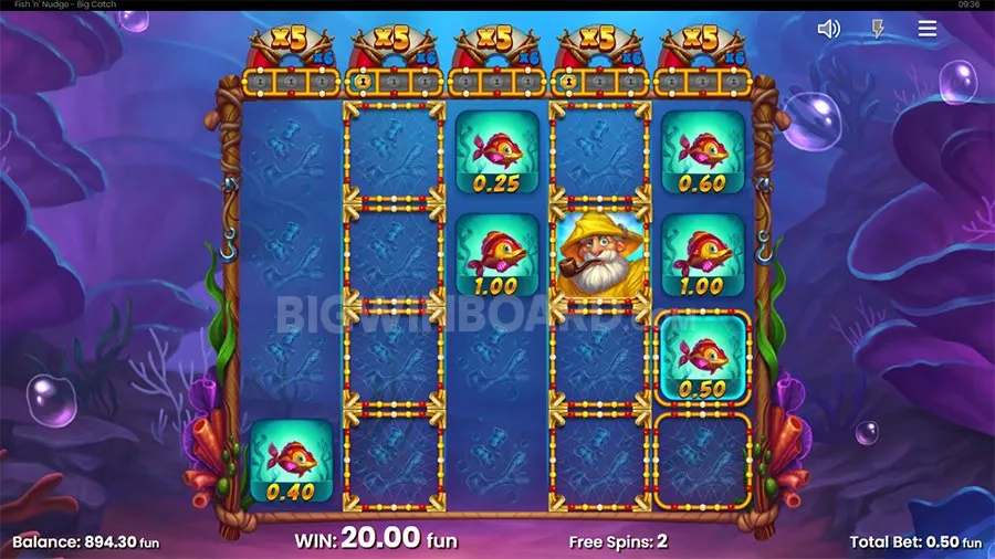 Fish ‘n’ Nudge Big Catch slot
