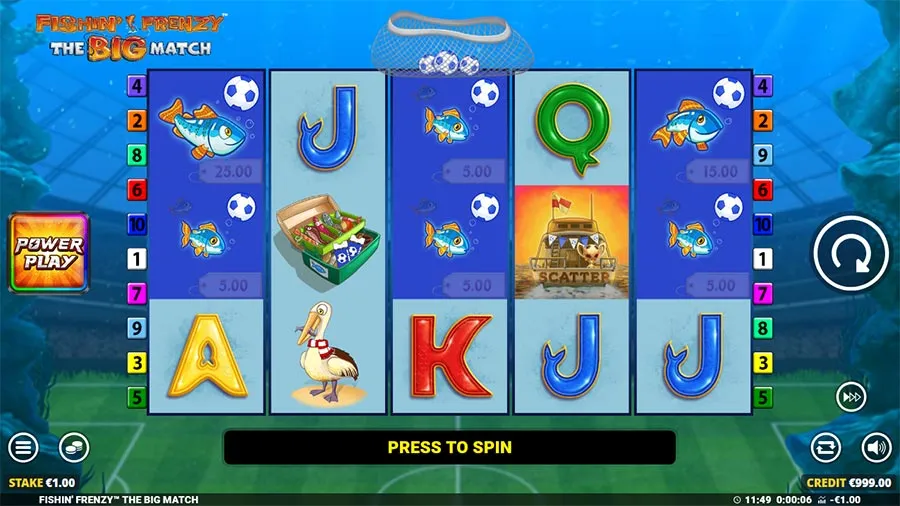 Fishin Frenzy The Big Match slot