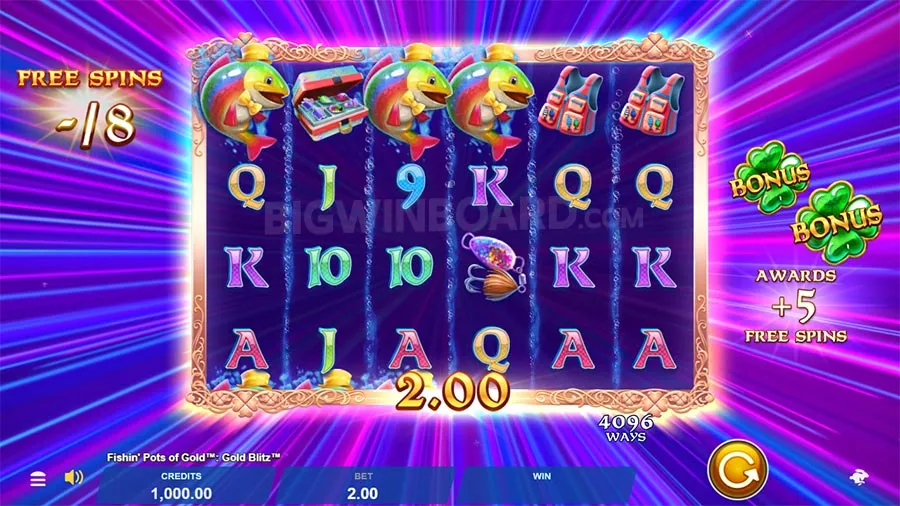 Fishin' Pots of Gold Gold Blitz slot