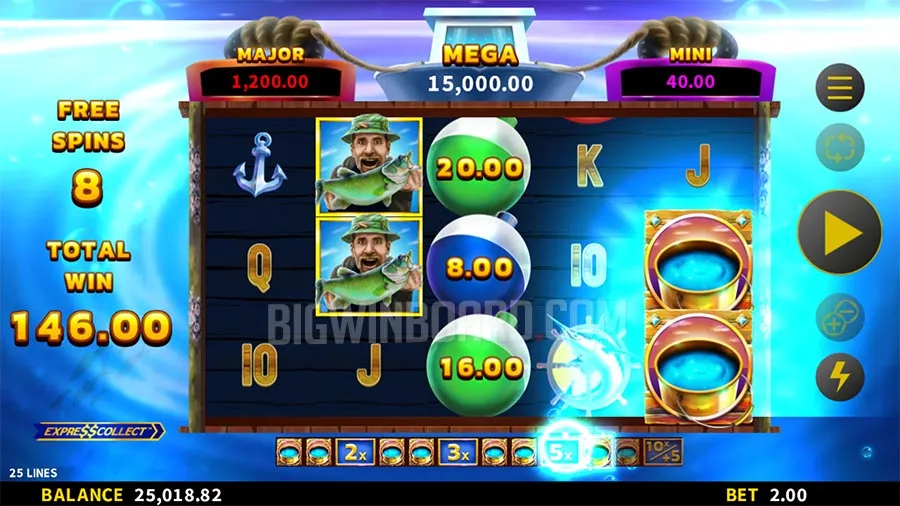 Fishing Deeper Floats of Cash slot