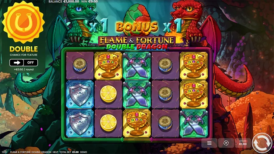 Flame & Fortune Double Dragon slot