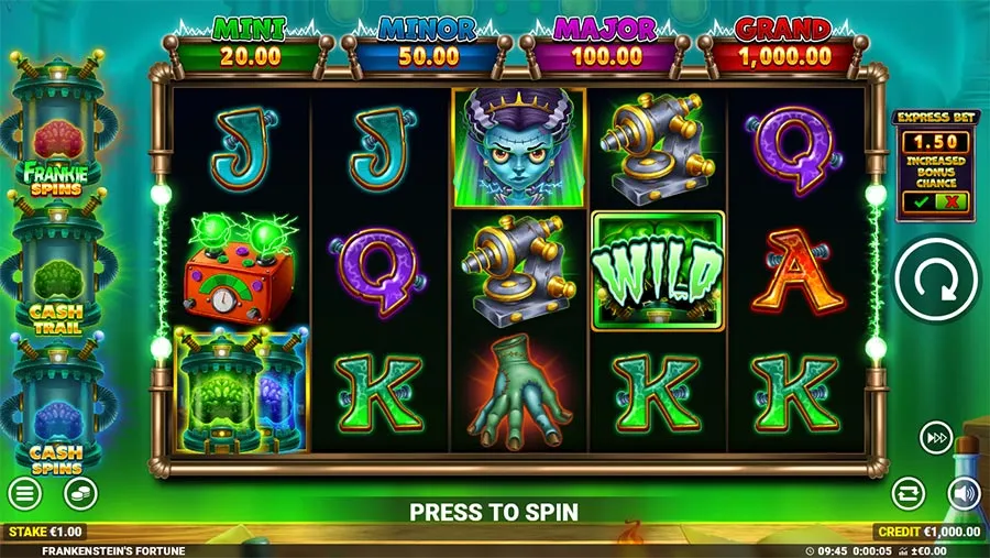 Frankenstein’s Fortune slot