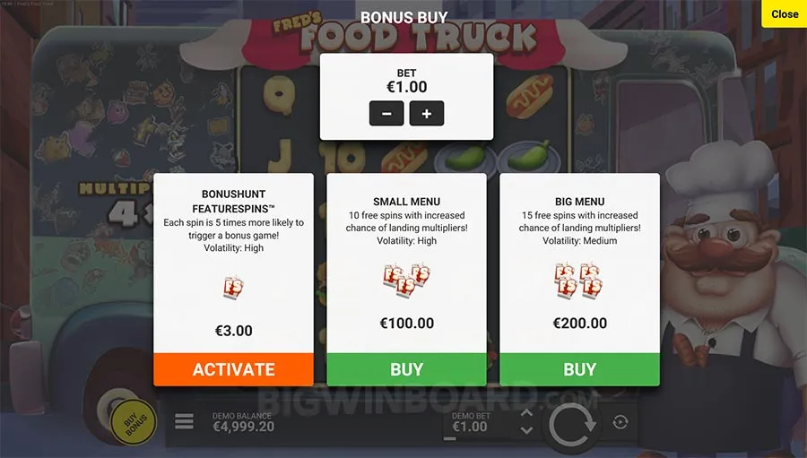 Fred's Food Truck slot