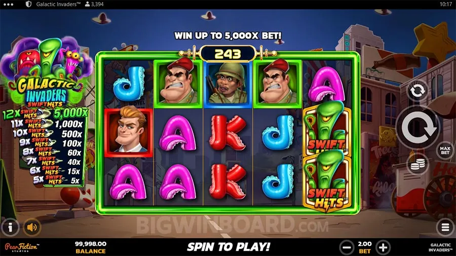 Galactic Invaders slot