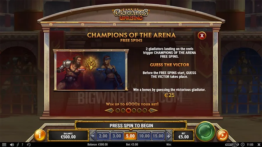 Game of Gladiators Uprising slot