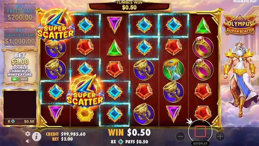 Gates of Olympus Super Scatter slot