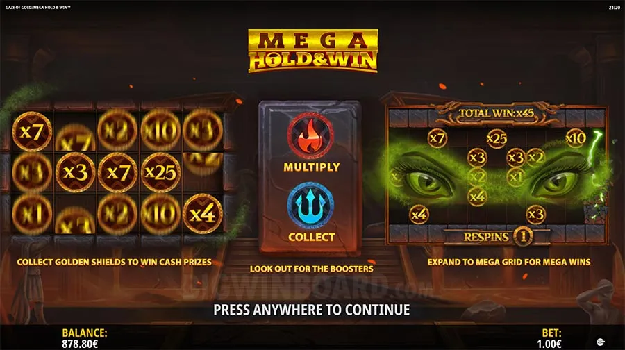 Gaze of Gold Mega Hold & Win slot