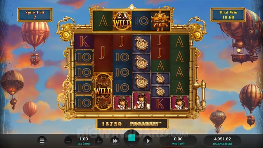 Gears of Eternia Megaways slot