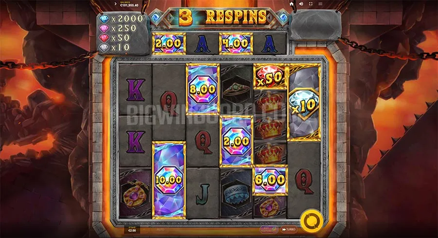 Gems Inferno Megaways slot