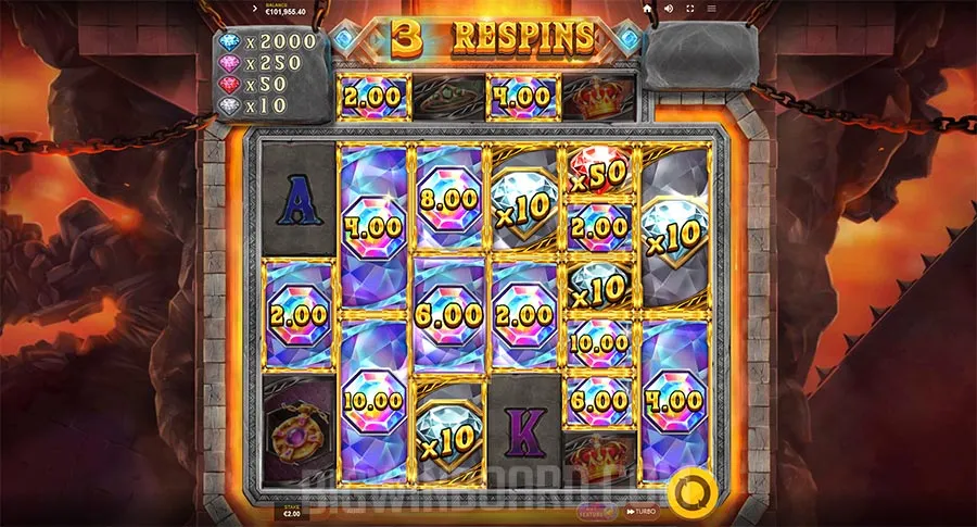 Gems Inferno Megaways slot