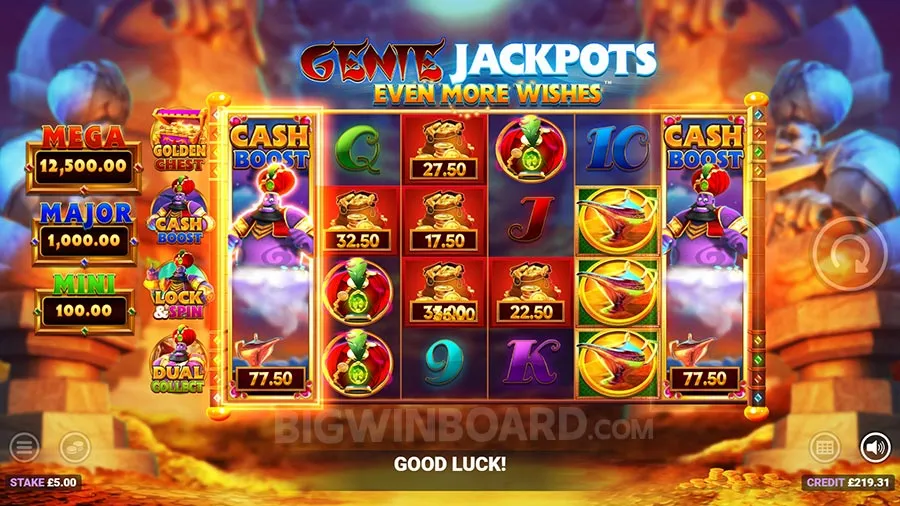 Genie Jackpots Even More Wishes slot