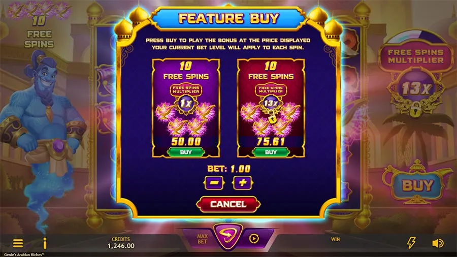 Genie's Arabian Riches slot