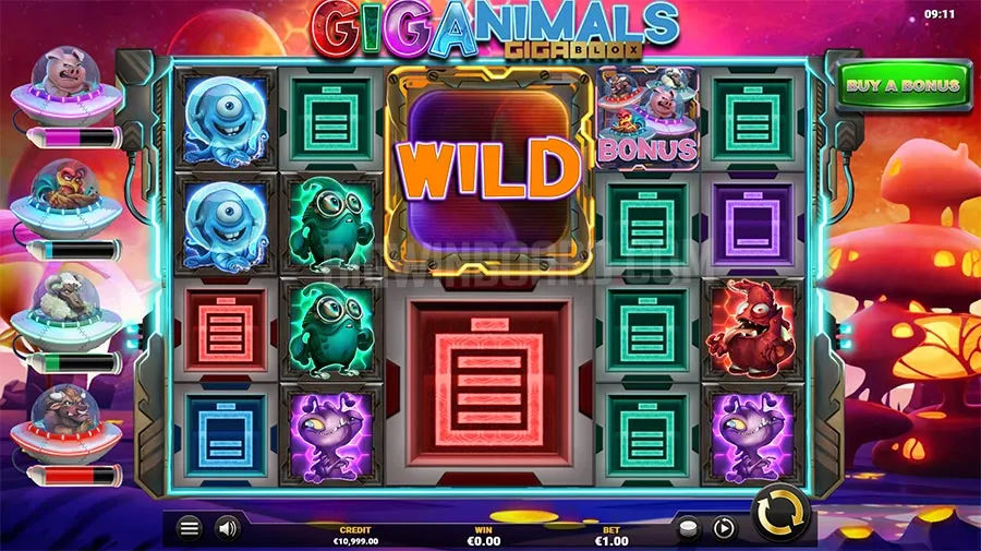 Giganimals Gigablox slot