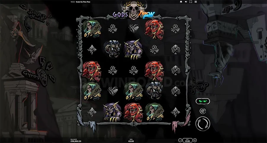 Gods Go Pew Pew slot