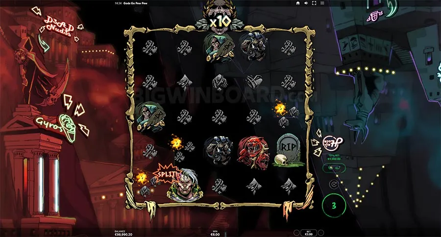 Gods Go Pew Pew slot