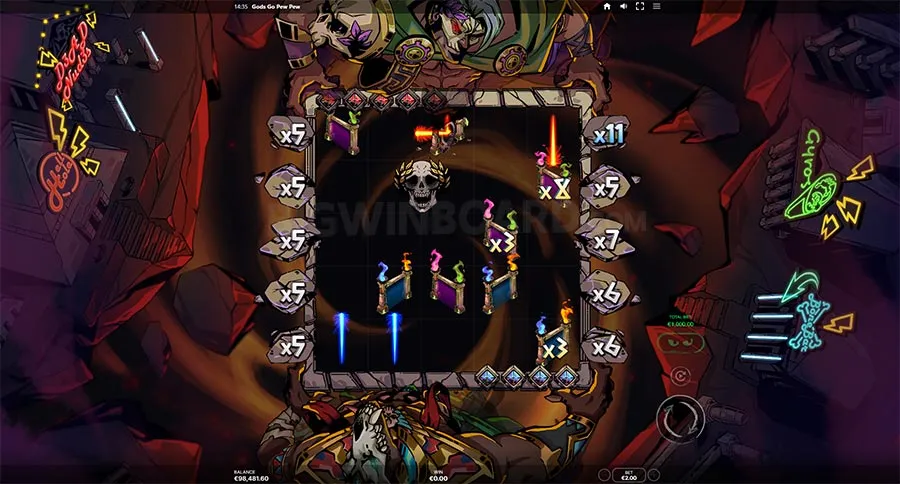 Gods Go Pew Pew slot