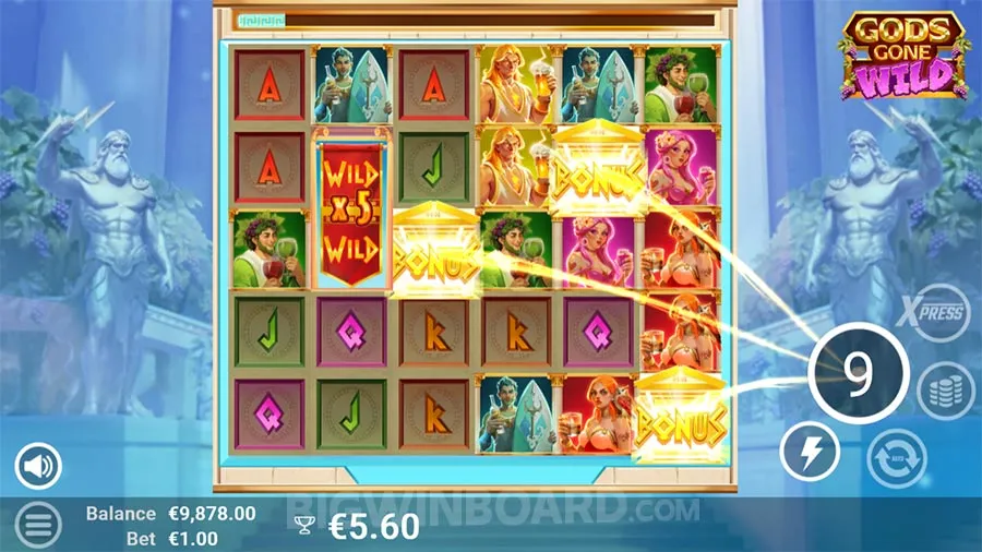 Gods Gone Wild slot