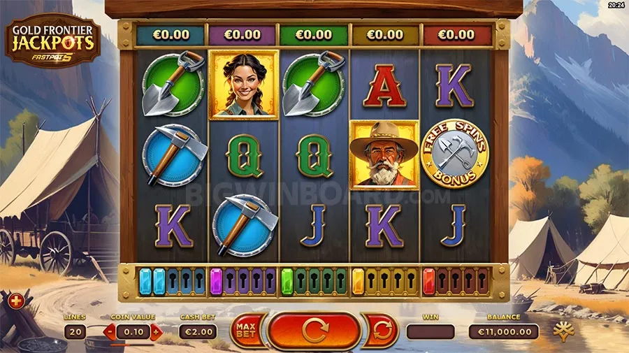 Gold Frontier Jackpots FastPot5 slot