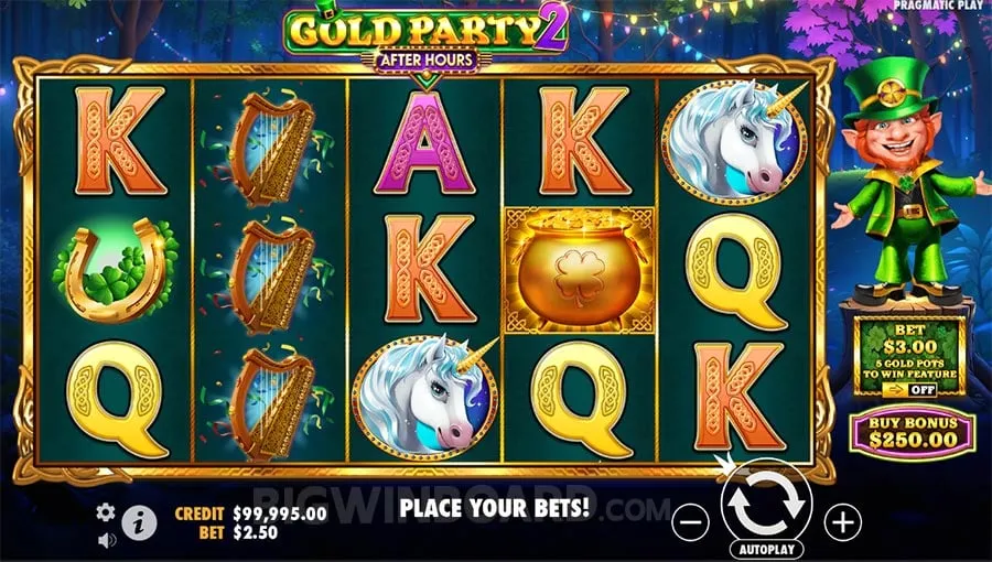 Gold Party 2 After Hours slot