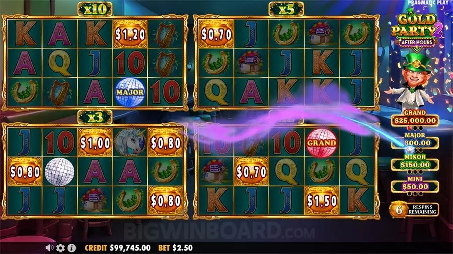 Gold Party 2 After Hours slot