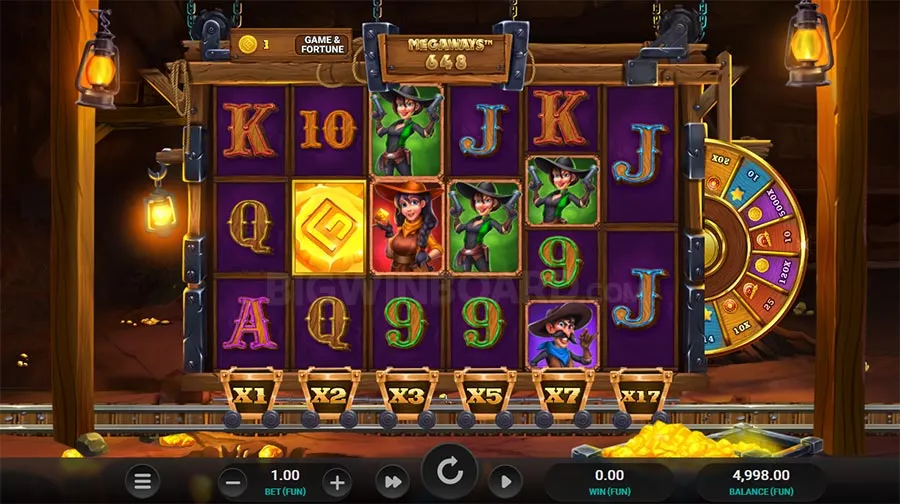 Gold Rush Frenzy Megaways slot