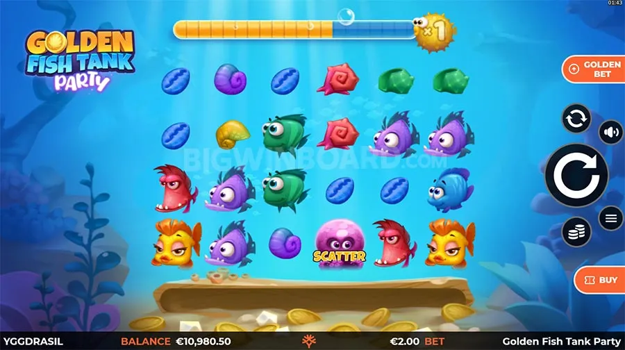 Golden Fish Tank Party slot
