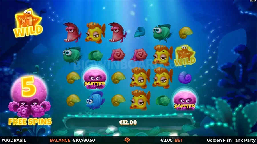 Golden Fish Tank Party slot