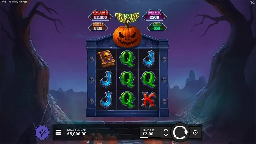 Grinning Harvest slot