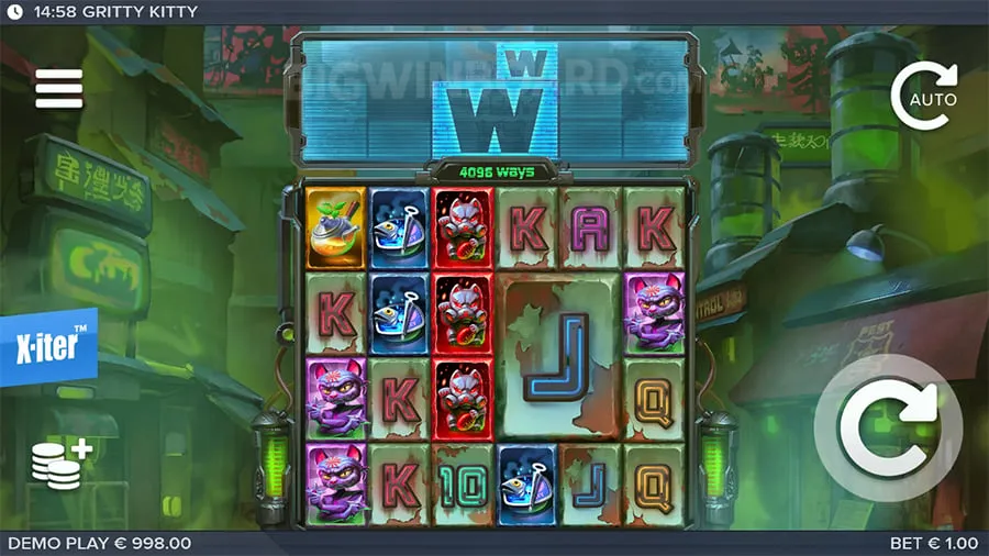 Gritty Kitty of Nitropolis slot