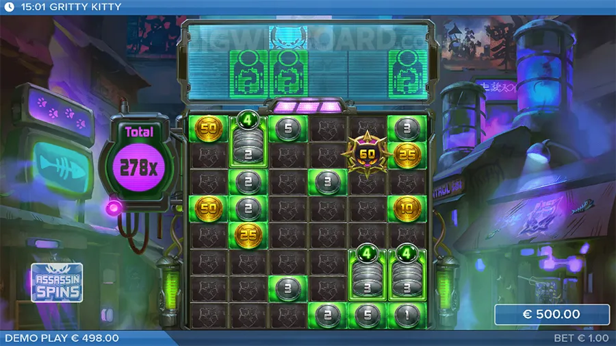 Gritty Kitty of Nitropolis slot