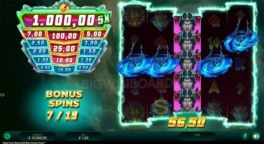 Hades Fever Boost Gold Blitz Fortune Tower slot